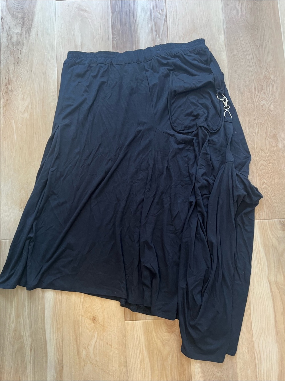 Dolce Bella Black Asymmetrical Skirt XXL
